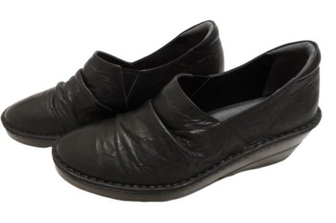 【インコルジェ3249 ブラック】くしゅくしゅスマートスリッポン